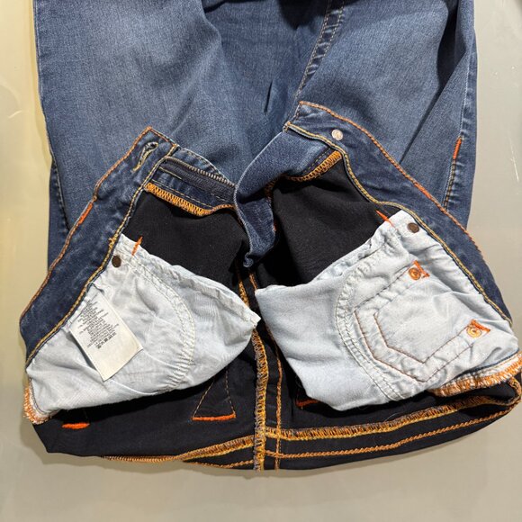 True Religion Jeans Womens 32 Blue‎ Jennie Curvy Mid Rise Super Skinny Denim - Picture 11 of 11